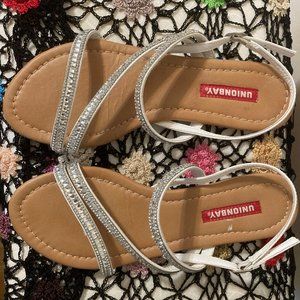 Union Bay Sparkly Sandals Size 8